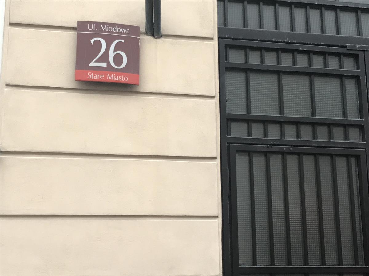 Appartement Stare Miasto Miodowa 26 à Varsovie Extérieur photo